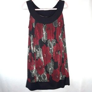 Glamour black red and white bubble dress Size 16